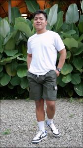 Raokin Celana Cargo Pendek Pria Cowok Boardshort Polyester - CARGO