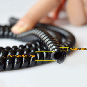 【QTG329】90cm TPU Winding Protection Wire Cable Spiral Winder Organizer For  Electric Scooter[T]【WQ】