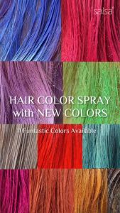 SALSA HAIR COLOR SPRAY | Semir rambut semprot MERMAID COLOR