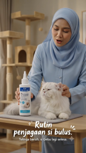 Nature Pet Earwash Drop for Kucing Cats  & Dogs  Use for Ear Cleaning Prior to Swimming Stinky Smelly & Itchy Ears Cleanser Drops Helps Eliminate Odor and Relieve and Stops Infections Inflammation & Itchiness Veterinary Strength  120ml