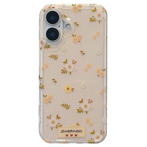 เคสโทรศัพท์ซิลิโคนป้องกันการตกหล่นแบบปิดเต็มจอสำหรับ iPhone 15 pro Max 16 13 14 ลายดอกไม้ขนาดเล็ก สไตล์เรียบง่าย ดีไซน์น่ารัก