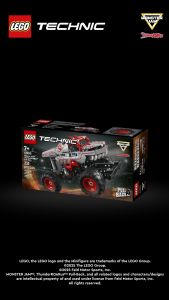 [BrickMonster] Lego 42200 Technic Monster Jam™ ThunderROARus™ Pull-Back