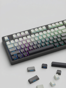 EWEADN | Side-Lighted Light-Transmissive PBT Simple Graded Heat-Sublimation Keycaps 87