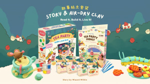 Wizard Within | Tea Party Large Set | Air-Dry Clay | Birthday Party Gift for Kids 3+ | 茶会主题轻黏土大套