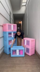 AKAKO - PROMO TERBATAS!!! Lemari Akako Beauty Serbaguna / Lemari Pakaian / Kotak Serbaguna / Kotak Lipat / Fordable Storage Box