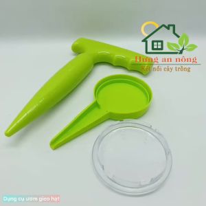 Dụng cụ hỗ trợ ươm hạt gieo trồng cây giống tiện lợi màu xanh lá - xem trong mô tả