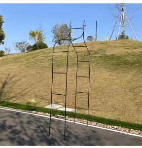 1pcs Metal Garden Arch Plant Climbing Vine Frame Balloon Arch Wedding Birthday Party Arch Support Lawn Courtyard Decoration