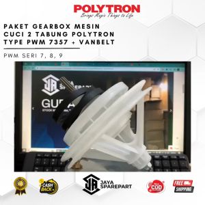 Paket Gearbox Mesin Cuci 2 Tabung Polytron Type PWM 7357 + Vanbelt