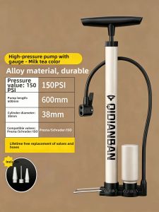 Home Use New Type Bicycle Pump with Pressure Gauge