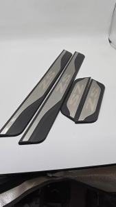 For MG ZS 2017 2018 2020 2022 2023 Car Accessories Stainless Steel Door Sill Trim Scuff Paltes Protector Styling
