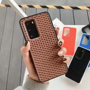 Para OPPO A55 5G A16 A57 A77 A77S 5G A54 4G Vans Waffle Case For OPPO F9 Pro A3s A5s A7X X5s A12e A12 Waffle Sole Mesh Pattern Soft TPU Casing Luxurious Cover