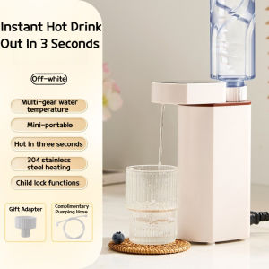 Compact 3-Second Instant Hot Water Machine Mini Milk Frother and Tea Maker Ideal for Travel Home and Office Convenience