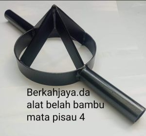 alat belah bambu manual mata pisau 4 palang kerucut termurah