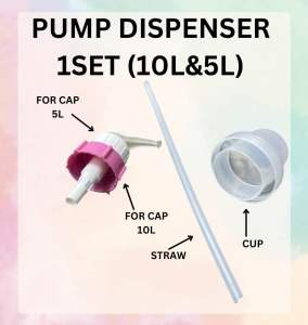 RANDOM COLOR | PUMP DISPENSER 10L&5L (1SET) | PAM BOTOL SABUN