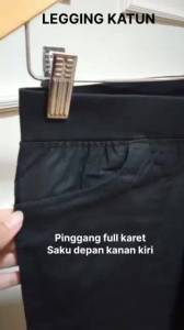 Celana Pensil Polos (Fit M-L) Celana Katun Stretch Leging cotton