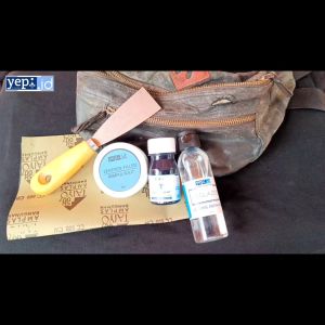 Dempul Kulit Leather Filler - Penambal Kulit Retak Dempul Jok Mobil Sofa Tas dan Sepatu