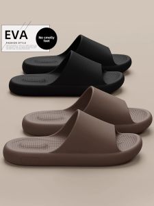 MONLEYTA | Mens Summer Slip-On Shoes Indoor Home Bathroom Anti-Slip Odor-Resistant EVA Slippers Comfortable Wearing Experience