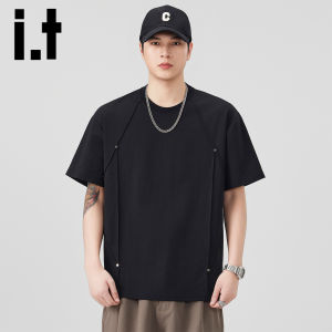 izzue | Deconstructed Studs T-Shirt Short Sleeve