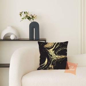 TopPillow Throw Pillow Case Cover 100% Cotton 18X18in Star Diamonds Design PillowCase For Home Decor Soft