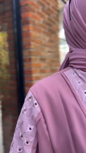 Zahira1808 Adreena Bahan Ceruty Bordir Bolong Mix Ceruty Baby Doll Gamis Murah Trendi Baju Syari Muslim Wanita Ibu Terlaris Baju Pesta Adem Nyaman Di Pakai Real pict