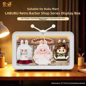 light your bricks | Vintage Barbershop Theme Latte Plush Hanging Ornament Blind Box