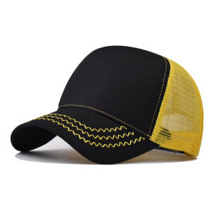 1 PC high quality Hot Sales Solid-color Net Cap Baseball Cap ForMen Women Solid Color Hat Casual Outdoor Breathable Cap