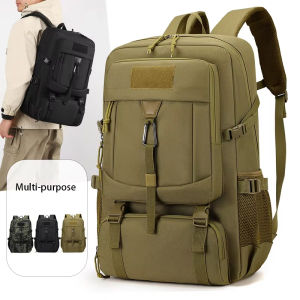 Outdoor Tactical Camping Backpack Large Capacity Sports Hiking Trekking Fishing Rucksack Multifunctional Men Travel Laptop Bag