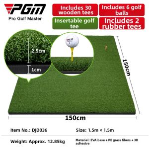 PGM GOLF | Thick Golf Practice Mat for Swing Training