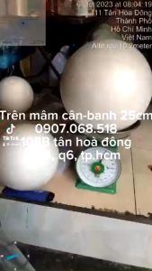 Banh Xốp Tròn - Cầu Xốp Đường Kính 25cm