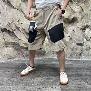 Tactical Series Mens Short Pants Quick Dry Wear Resistant Breathable Commuting Five-Quarter Length Trendy Workwear Shorts