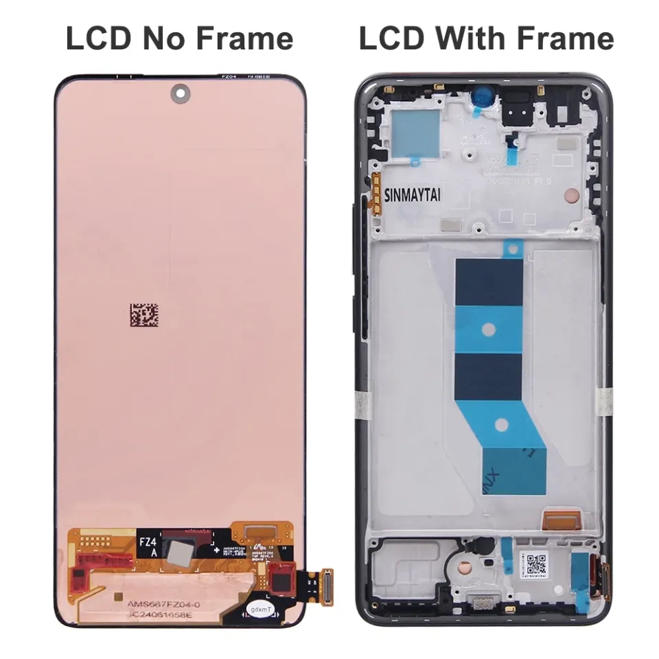 Schermo LCD TFT Con Cornice Per Xiaomi Redmi Note 14 4G (non 5G) – Kit Riparazione Con Strumenti Incluso