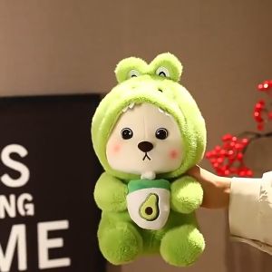 Crossdressing Panda Teddy Bear Doll Plush Toys Gift for Children Kawaii Giant Bear Cosplay Panda Doll Creative Plush Toy