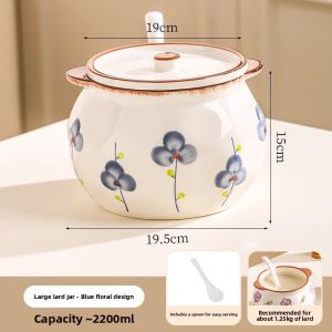 Mr.Snail | High Aesthetics Pig Oil Can Large Capacity Chili Oil Storage Container