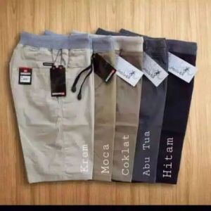 promo 5pcs celana pendek pria dewasa chinos kekinian