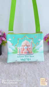 Tas Selempang Fitrah Anak Tema Lebaran Sling Bag Lebaran