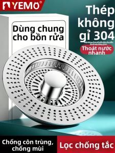 YEMO | Công Cụ Ngăn Ngừa Tắc Cống Bếp 304 Thép Không Gỉ