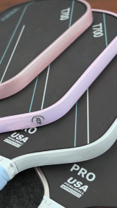 AT.PICK Matte Romance Red Pickleball Paddle Edge Protection Film / Racquet Side Tape / Full Length Paddle Protection