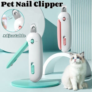 Pet Nail Clipper with Adjustable Hole Cat Dog Nail Cutter Pet Claw Trimmer Kitten Care Grooming Tool