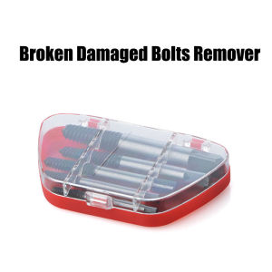 5Pcs/set Broken Bolt Screw Extractor Remover Set Easy Out Speed Screws Out Extractor Drill Bits Tool