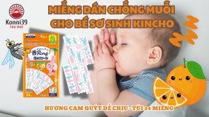 MIẾNG DÁN CHỐNG MUỖI CHO BÉ SƠ SINH (TÚI 24 MIẾNG)