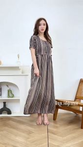 DRESS CHERRY CHIBI BUSUI BUMIL TALI SAMPING KANAN DAN KIRI VIRAL