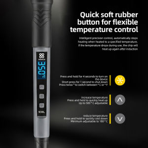 Aideepen | LCD Digital Display Electric Soldering Iron 90W Digital Adjustable Temperature Desoldering Welding Repair Solder Tools