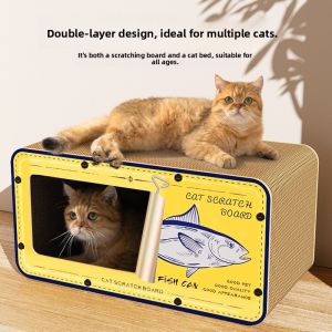 MONLEYTA | Large Size Integrated Hemp Rope Cat Scratching Board Wear Resistant No shedding Durable Cat Claw Board Cat Supplies