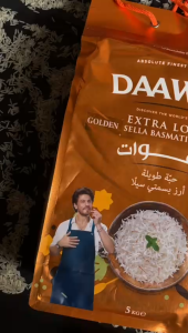 Beras Basmati DAAWAT GOLDEN SELLA Extra Long Basati Rice - Berkah Karya Utama