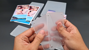 WPS Magnetic Transparent Acrylic Picture Photo Frame 6mm Thick