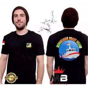 Kaos Coast Guard Indonesia Lengan Pendek / Baju Kaos Lengan Pendek Coast Guard / kaos Oblong Pria