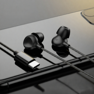 Wired Sleep Earphones In-Ear ASMR Side Sleeping Noise Reduction Study Special Type-C Soundproof Learning Dedicated Headphones