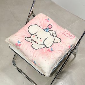 Thickened Plush Seat Cushion And Backrest Pillow Set for Office Chair And Car Assorted Colors And Patterns Home Decor Accessories