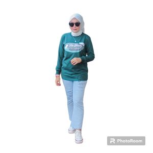 kaos atasan wanita lengan panjang six diary