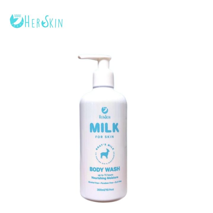 HerSkin Milk For Skin Goat’s Milk Body Wash 300mL by Kath Melendez Her ...